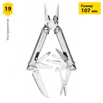 Мультитул LEATHERMAN FREE P2 832638 с нейлоновым чехлом Мультитул LEATHERMAN FREE P2 832638 с нейлоновым чехлом