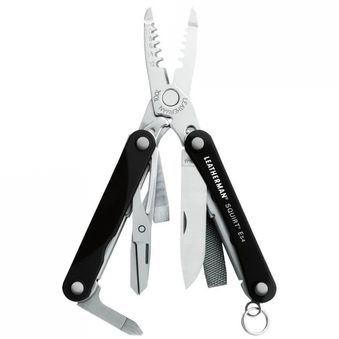 Мультитул LEATHERMAN SQUIRT ES4 BLACK 831242 Мультитул LEATHERMAN SQUIRT ES4 BLACK 831242
